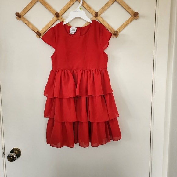 Special editions red size 5T teared formal dress Used good condition - Picture 1 of 4